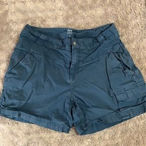 Title Nine - teal shorts (size 6)